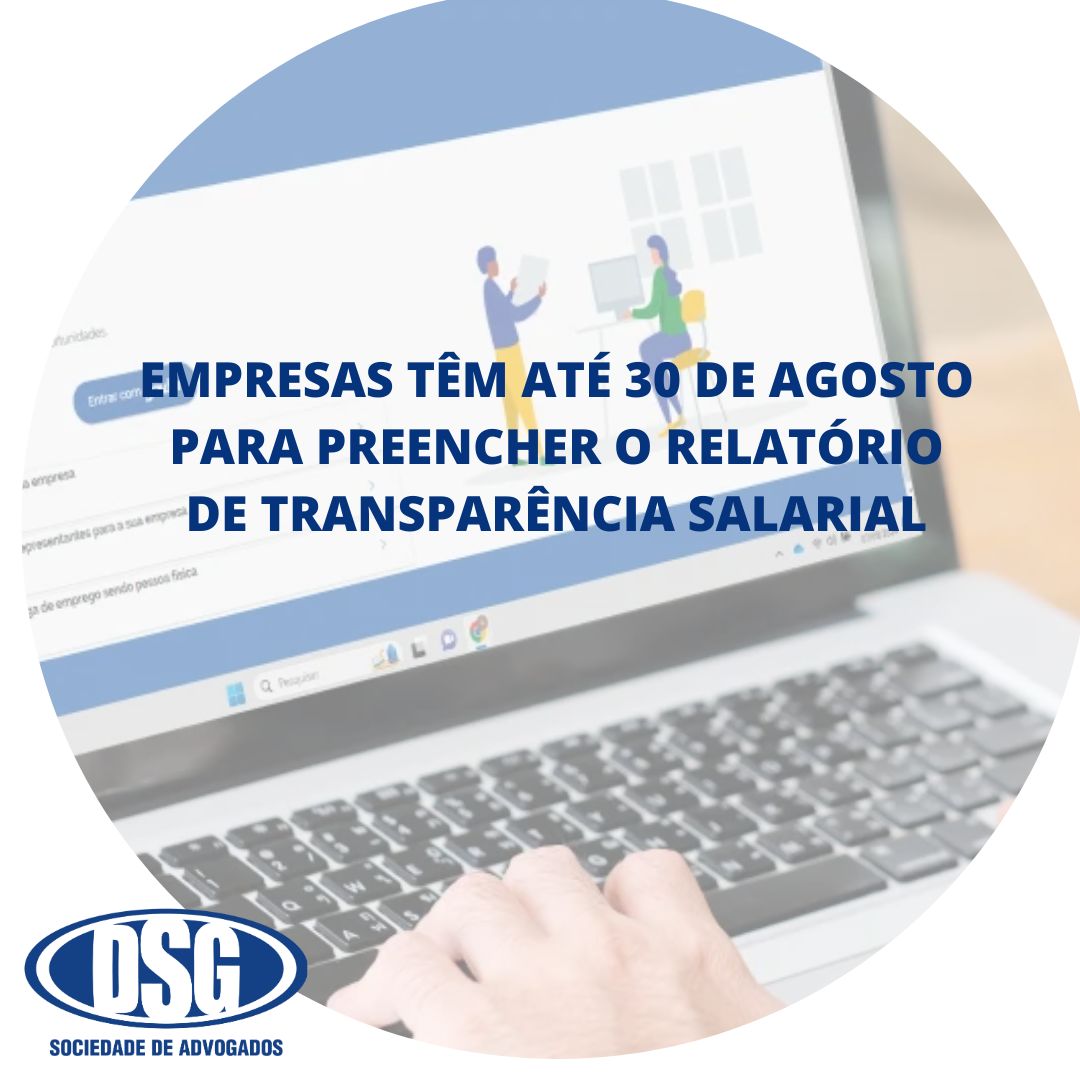 Preencher EMPRESAS TÊM ATÉ 30 DE AGOSTO PARA PREENCHER O RELATÓRIO DE ...